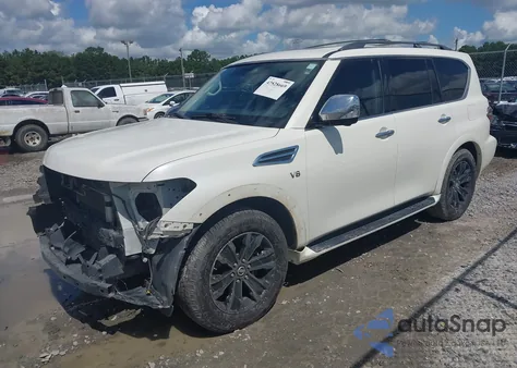 2019 Nissan Armada Platinum z USA, uszkodzony, nr VIN JN8AY2NEXK9759853